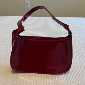 Chic Burgundy Shoulder Bag for Women